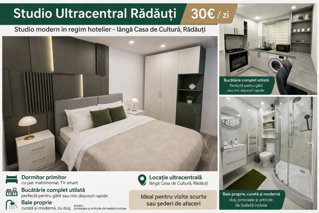 Apartament de inchiriat - Regim hotelier 