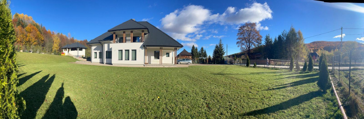 Vilă modernă P+1E cu foișor, beci și garaj – teren 3.000 m², finisaje premium