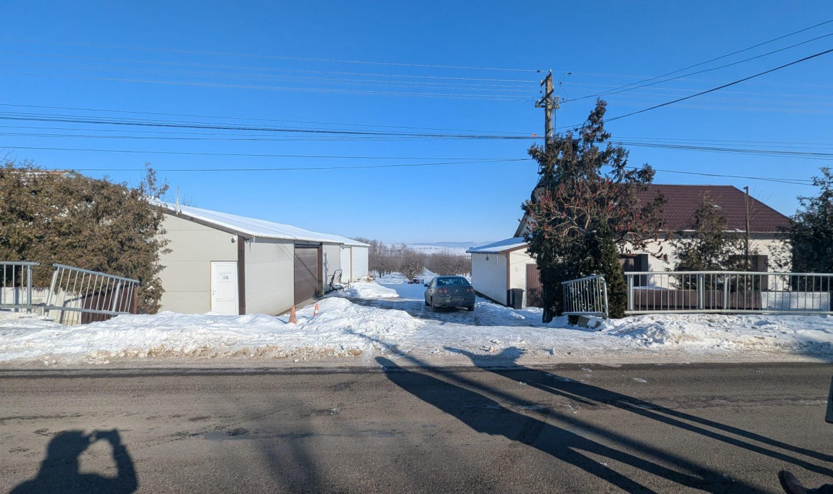 COMISION 0% Afacere fabrica de sucuri, 3 hale, livada + 7700 mp teren intravilan